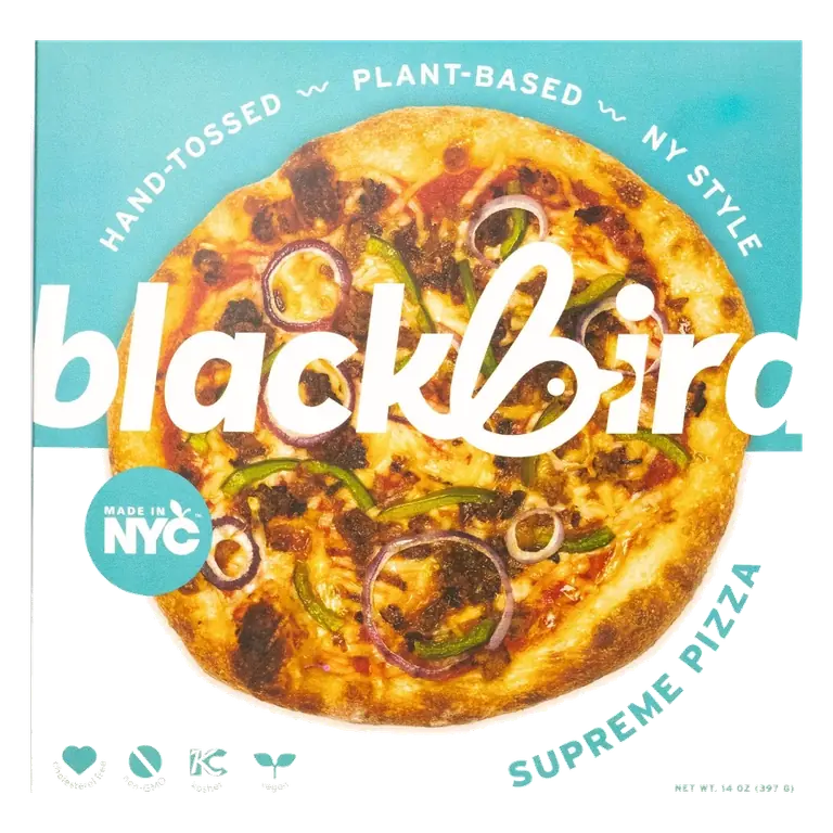 Blackbird Frozen Supreme Plant Based Pizza, 14oz