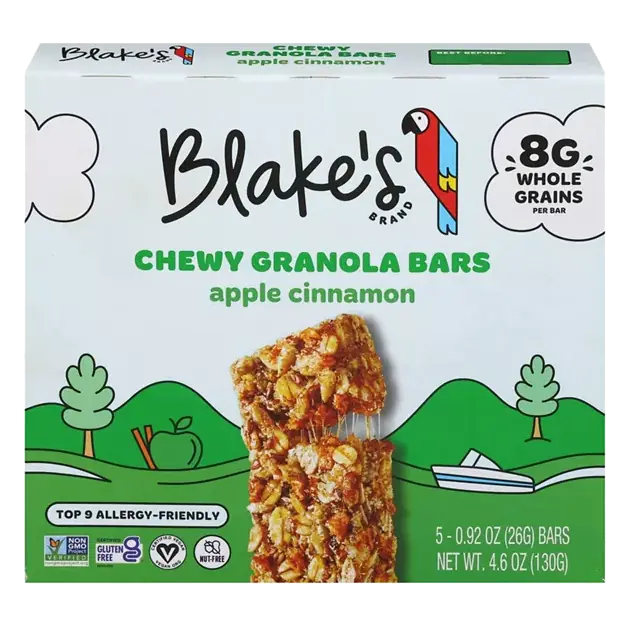 Chewy Apple Cinnamon Granola Bars