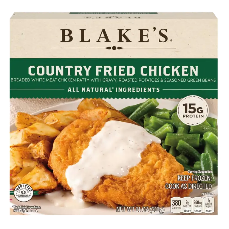 Country Fried Chicken, Frozen Meal