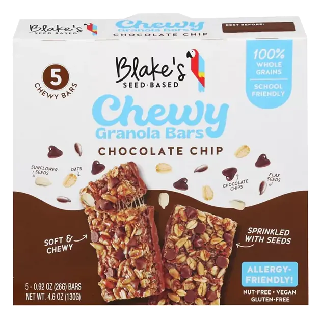 Granola Bars, Chocolate Chip, Chewy