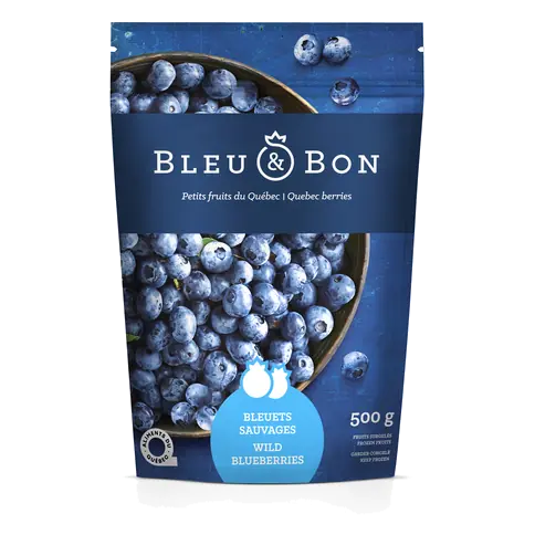 Frozen Fruits Quebec Wild Blueberries 500 g