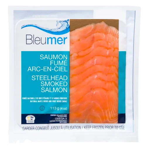 Steelhead Frozen Smoked Salmon 113 g