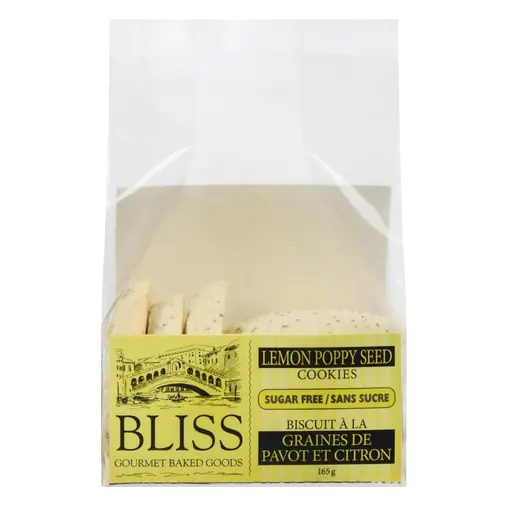 Sugar-Free Cookies Lemon Poppy Seed 165 g