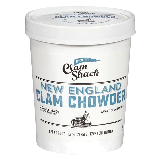 New England Clam Chowder Soup Refrigerated