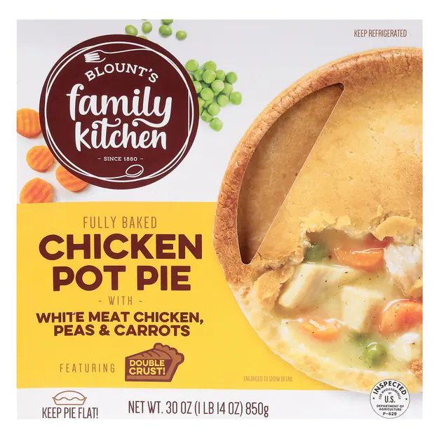 Fully Baked Chicken Pot Pie Refrigerated