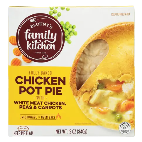 White Meat Chicken, Peas & Carrots Chicken Pot Pie