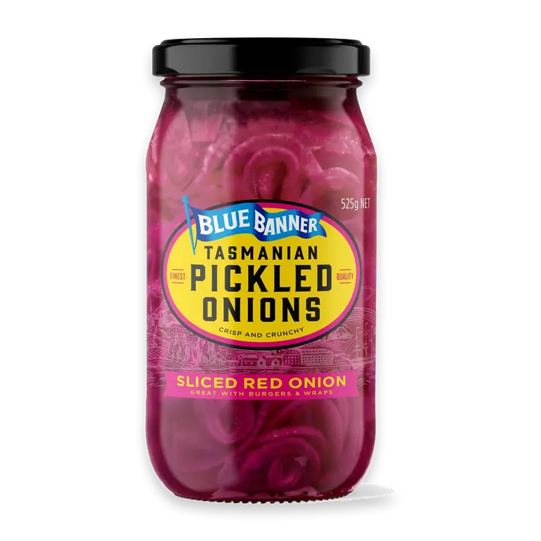 Sliced Red Pickled Onions