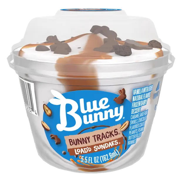 Load'd Sundaes Bunny Tracks Frozen Dairy Dessert