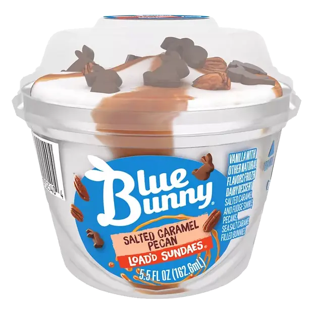 Load'd Sundaes Frozen Dairy Dessert, Salted Caramel Pecan