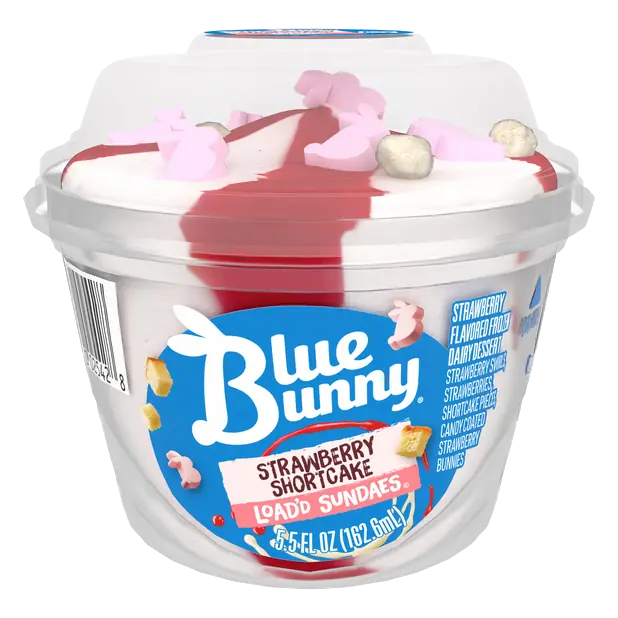 Load'd Sundaes Strawberry Shortcake Frozen Dairy Dessert
