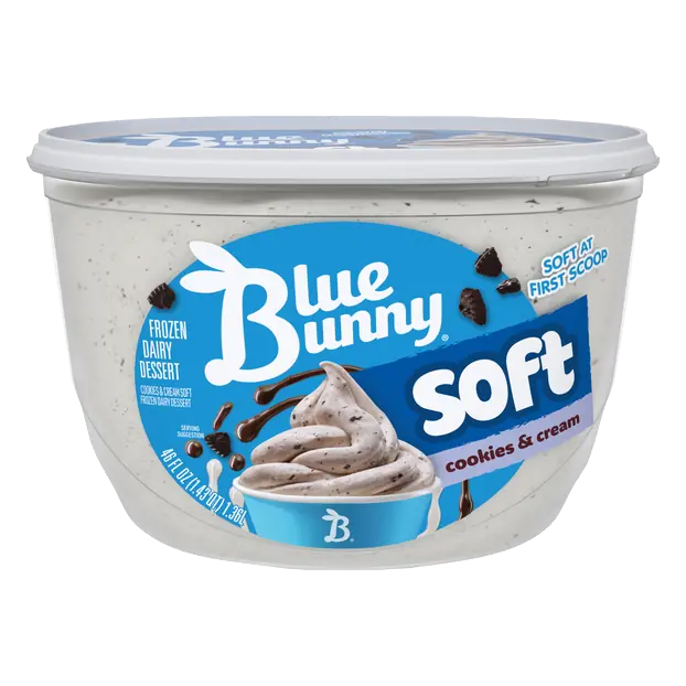 Soft Cookies & Cream Frozen Dairy Dessert
