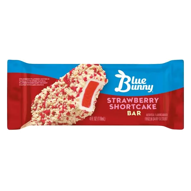 Blue Bunny Strawberry Shortcake Bar