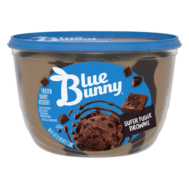 Super Fudge Brownie Chocolate Frozen Dairy Dessert