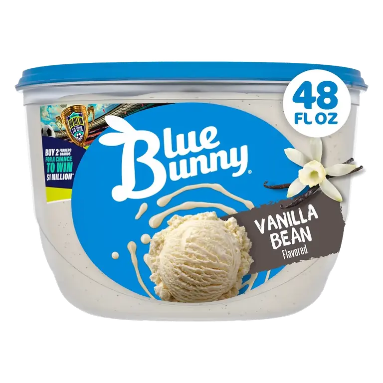 Blue Bunny Vanilla Bean Ice Cream, 48 fl oz