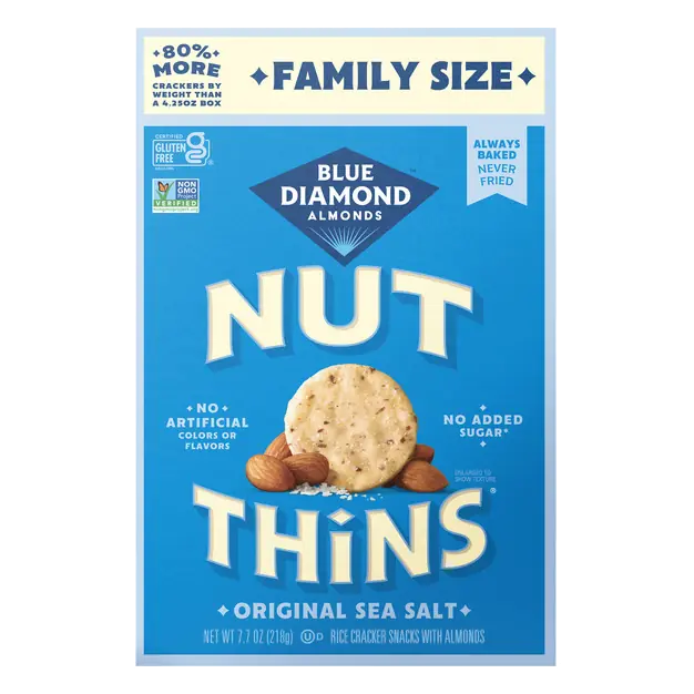 Original with Almonds Rice Crackers Snacks