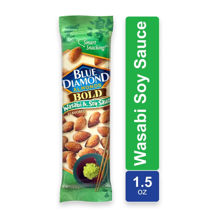 Bold Wasabi and Soy Sauce Almonds