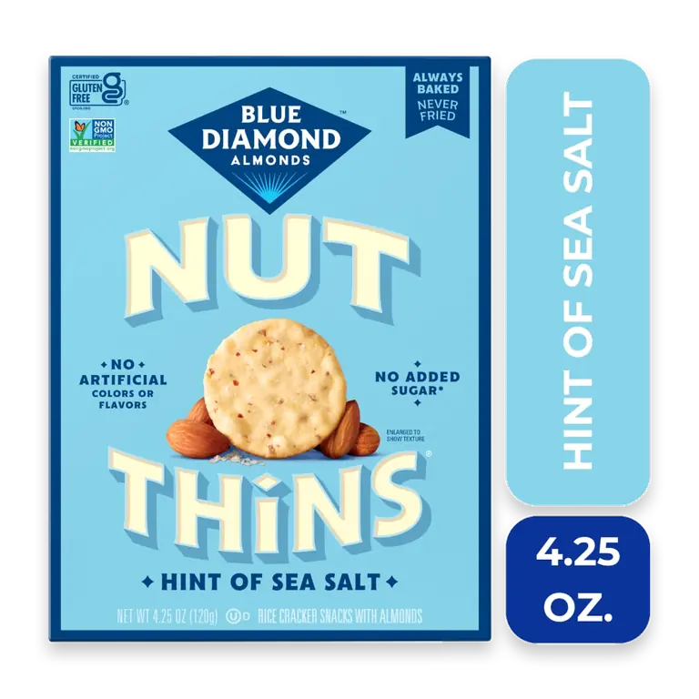 Nut-Thins Hint of Sea Salt Almond Rice Crackers
