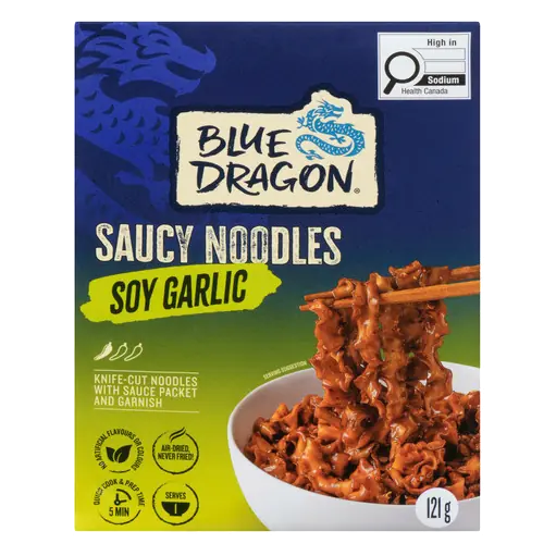 Saucy Noodles Soy Garlic 121 g
