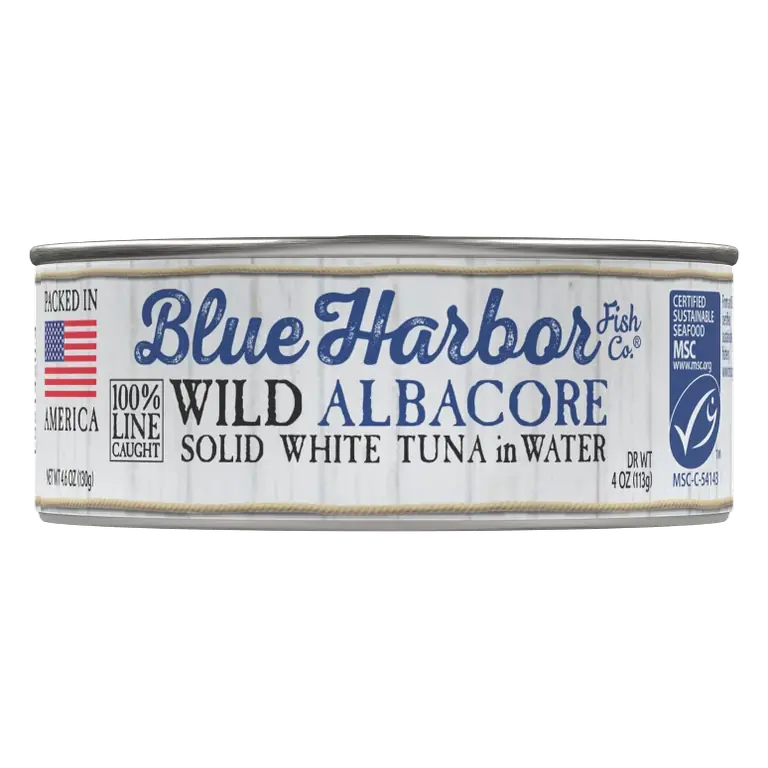 Blue Harbor Solid Albacore Tuna in Water with Sea Salt, 4.6oz