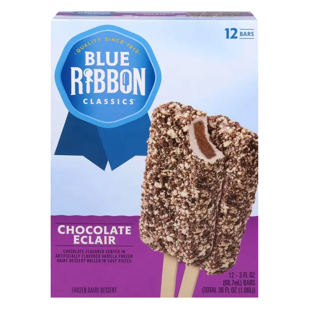 Classics Chocolate Eclair Frozen Dairy Dessert Bars - 12 ct