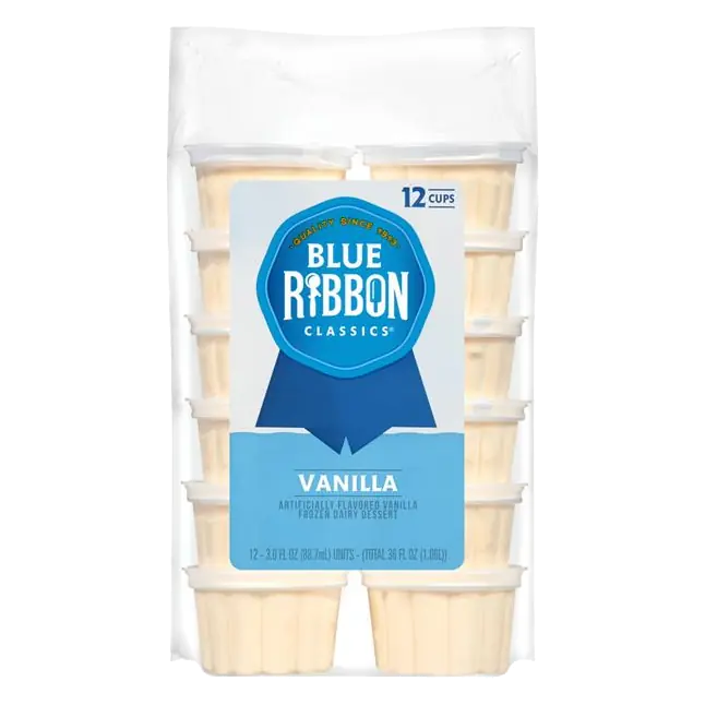 Blue Ribbon Classics Vanilla Frozen Dessert Cups