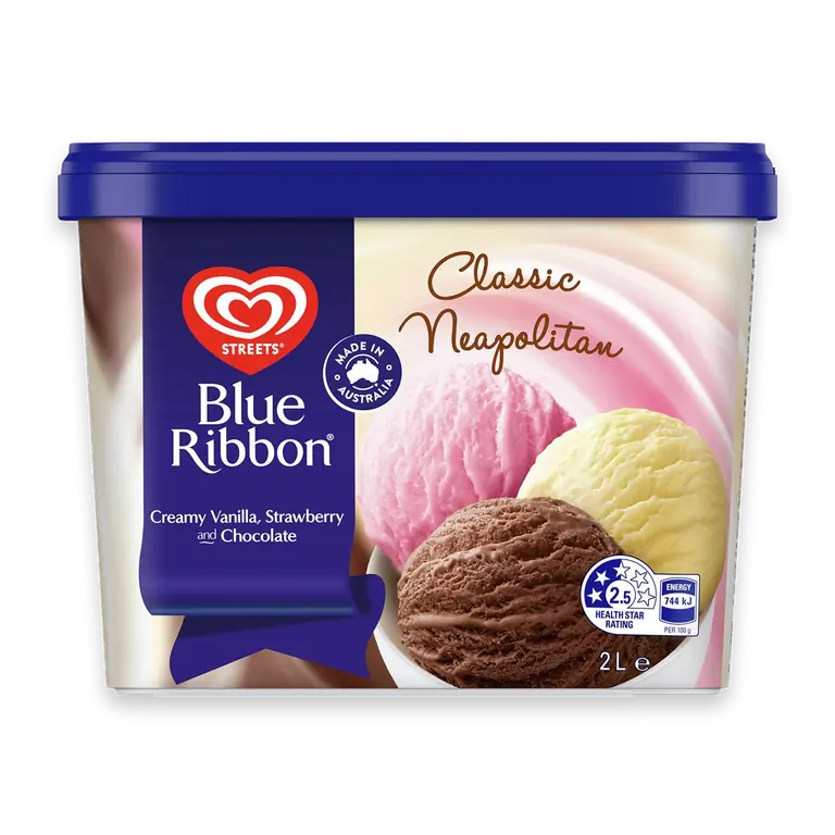 Neapolitan Tub Cream Dessert Tub