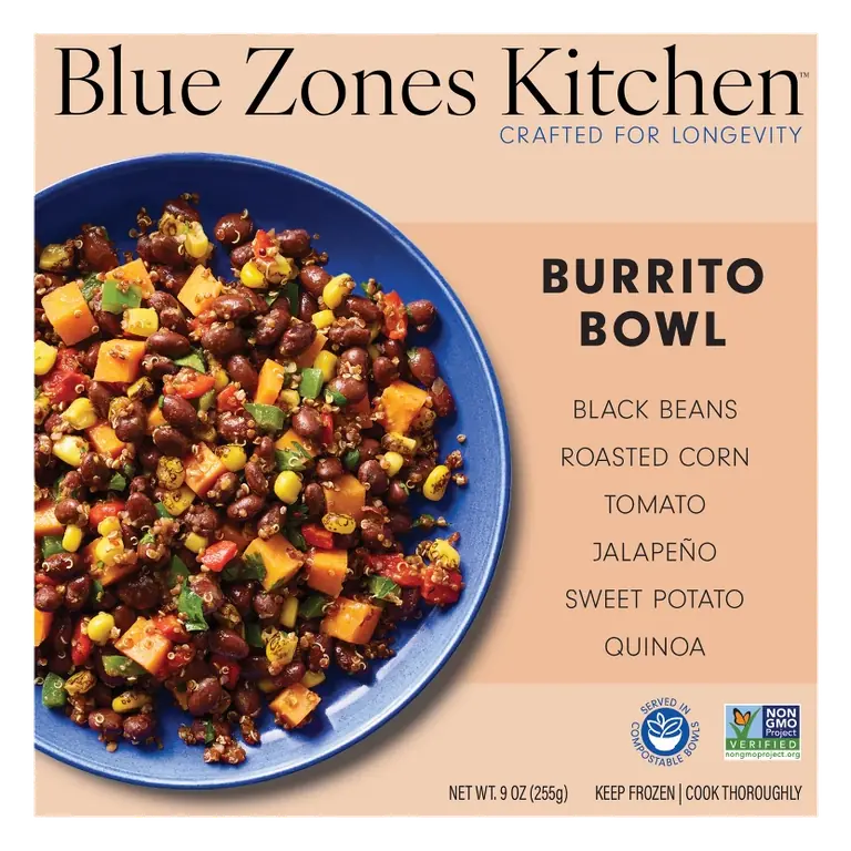 Blue Zones Kitchen Gluten Free Burrito Bowl, 9oz: Vegan