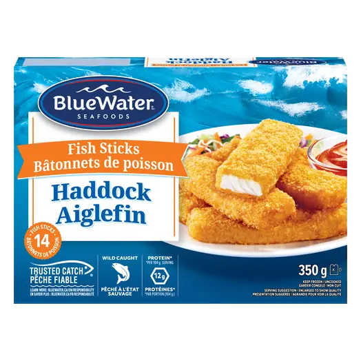 Frozen Fish Sticks Haddock 350 g