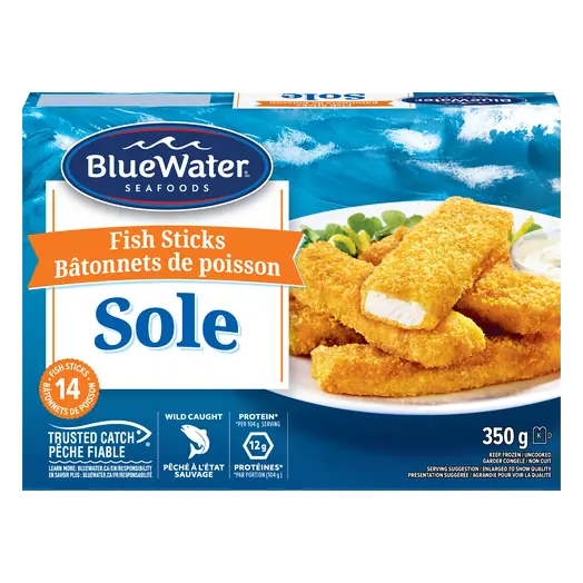 Frozen Fish Sticks Sole 350 g