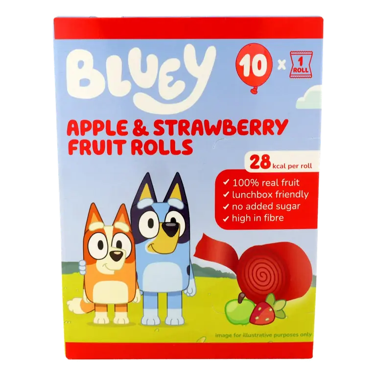 Apple & Strawberry Fruit Rolls 10 x 10g
