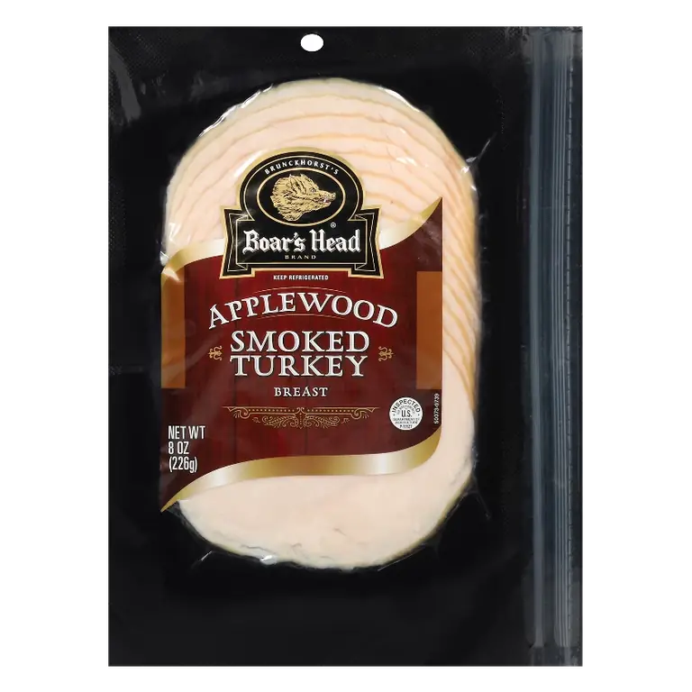 Boar's Head Sliced Applewood Smoked Turkey, 8oz