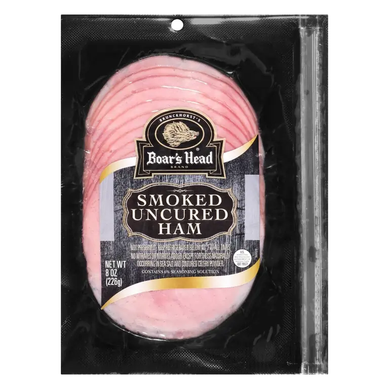 Boar's Head Sliced Smoked Ham, 8oz