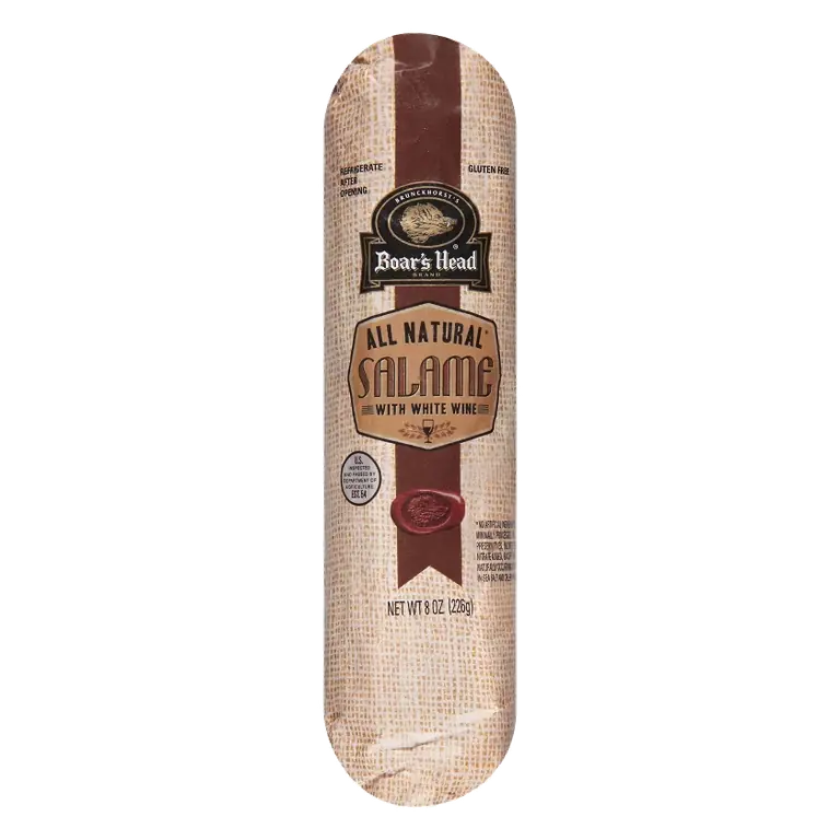 All Natural with White Wine Salame
