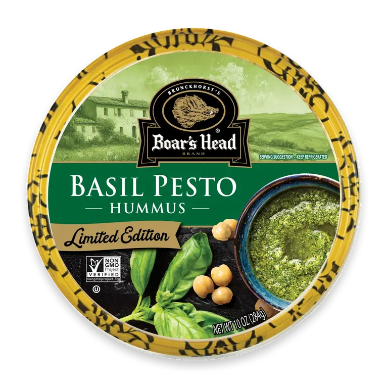 Basil Pesto Hummus