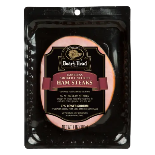 Boneless Smoked Uncured Ham Steaks