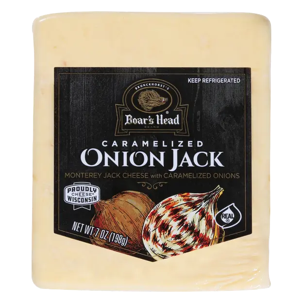 Caramelized Onion Jack Cheese Block