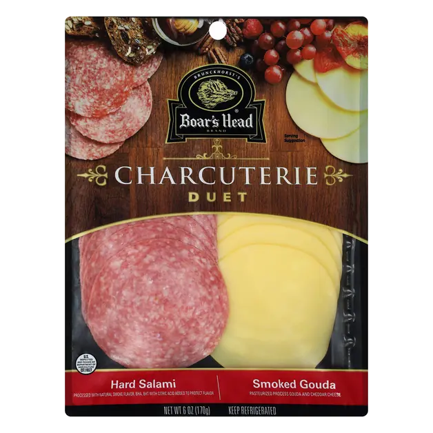 Charcuterie Duet Hard Salami & Smoked Gouda
