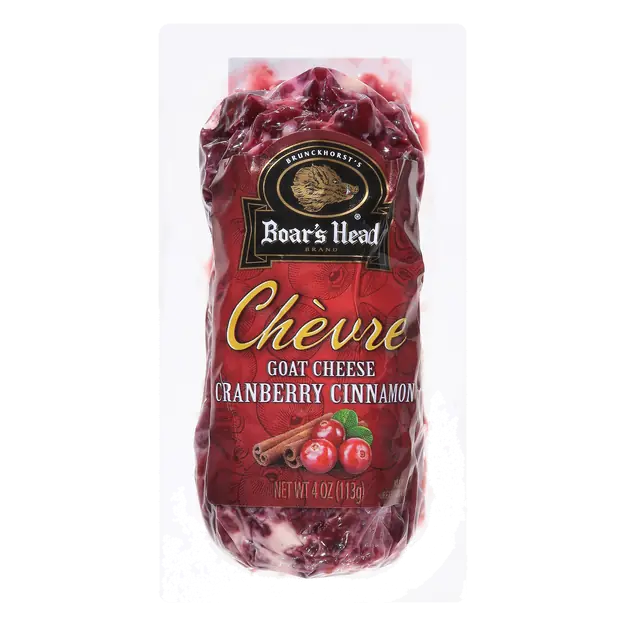 Chevre Cranberry Cinnamon Goat Cheese Log