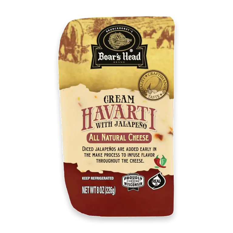 Cream Havarti Cheese with Jalapeño