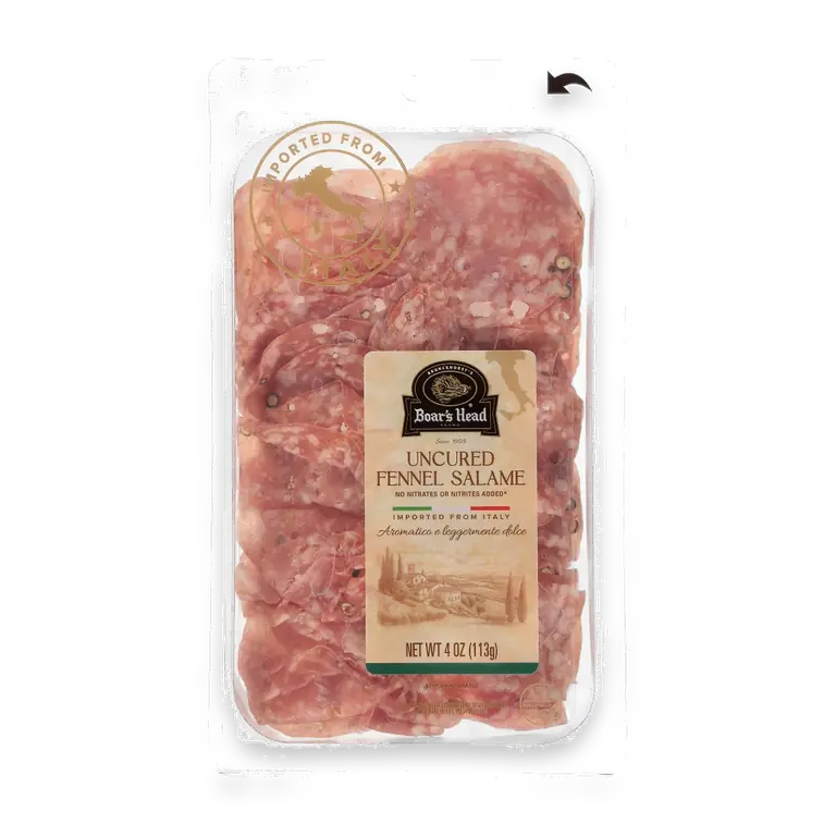 Imported Uncured Fennel Salame 4 oz