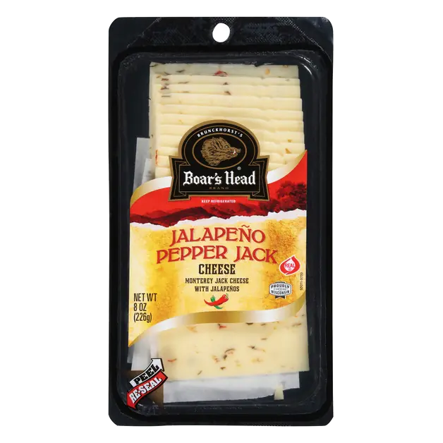 Jalapeno Pepper Jack Cheese (Pre-Sliced)