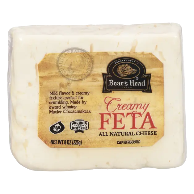 Natural Creamy Feta Cheese Block