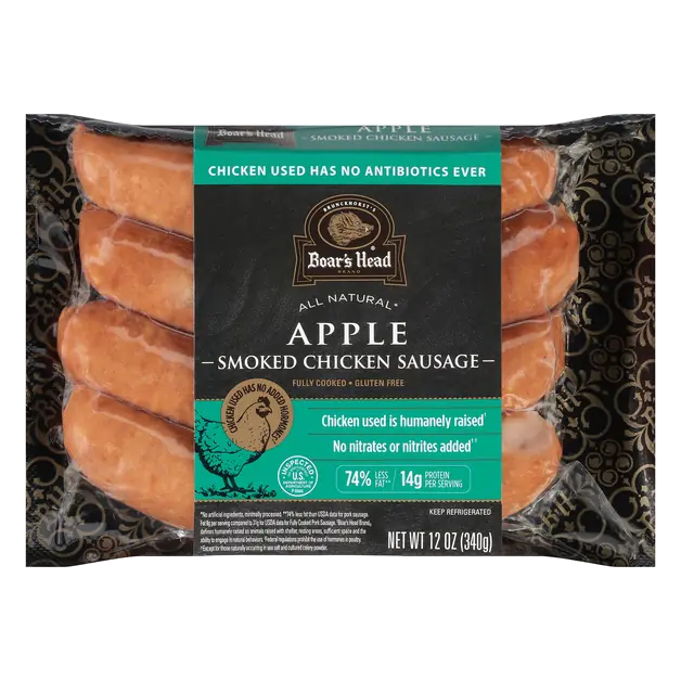 Natural Honeycrisp Apple Chicken Sausage - 4 ct