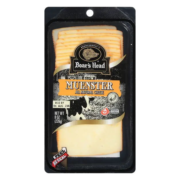 Natural Muenster Cheese (Pre-Sliced)