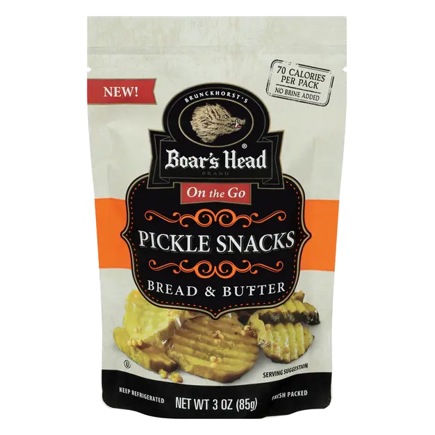 On the Go Bread & Butter Pickle Snacks