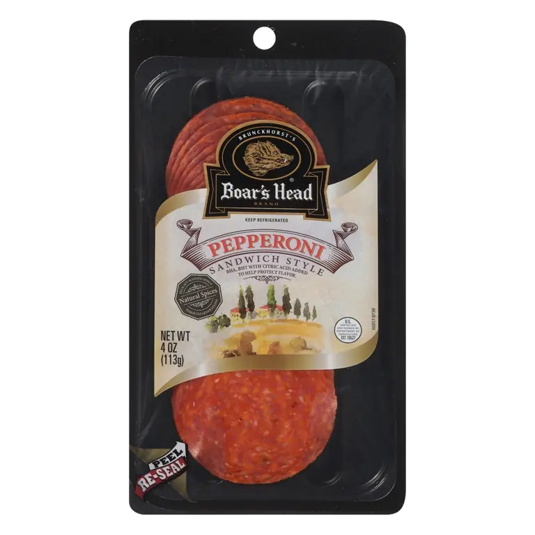 Sandwich Style Pepperoni