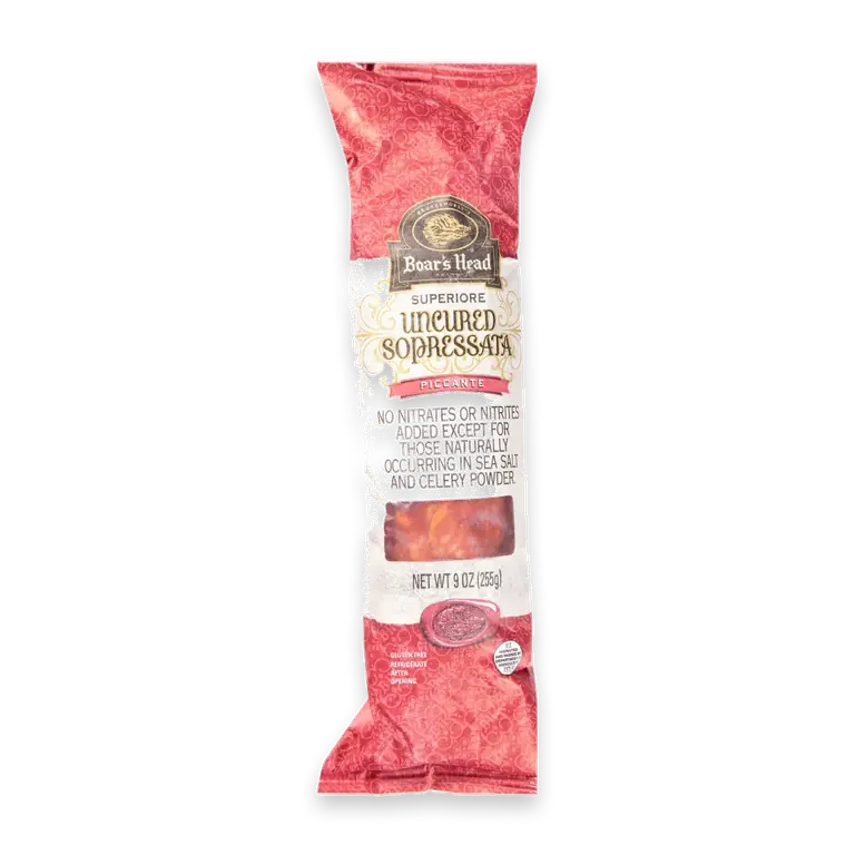 Superiore Uncured Sopressata Dry Sausage Piccante