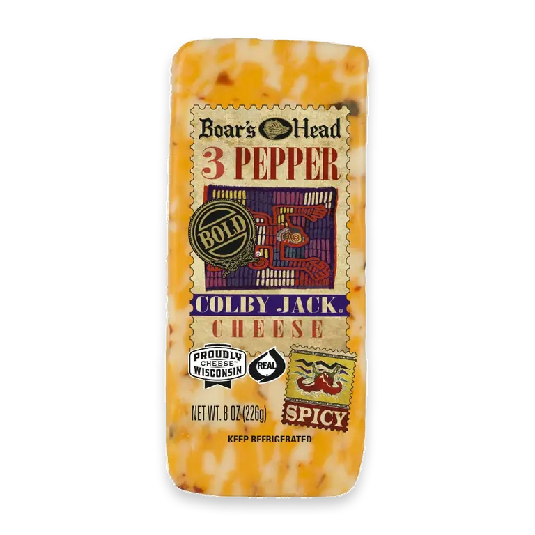 Three Pepper Colby Jack Cheese