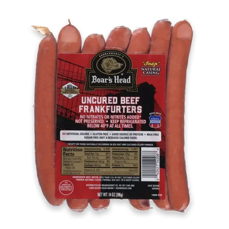 Uncured Beef Frankfurters