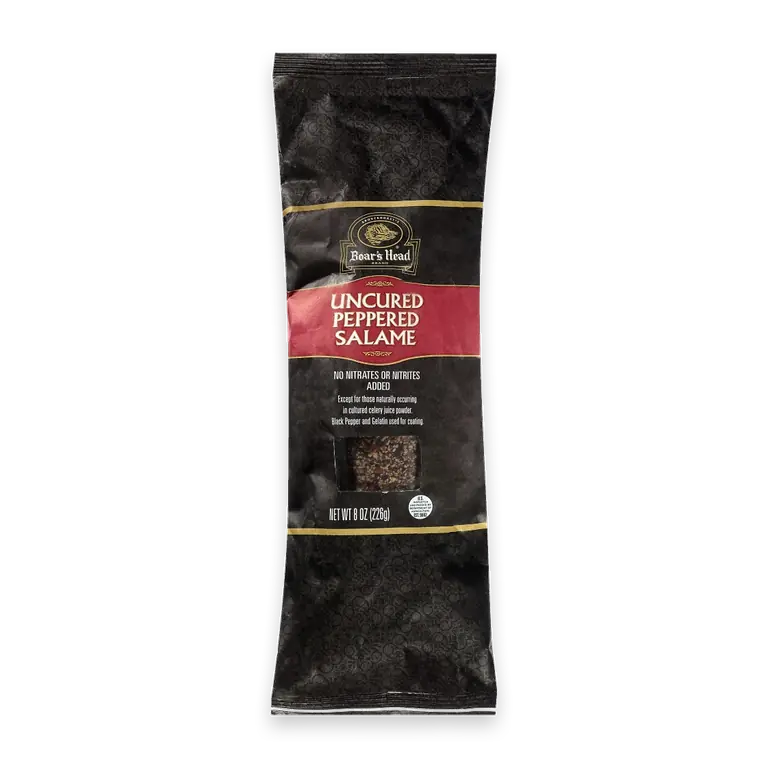 Uncured Peppered Salame